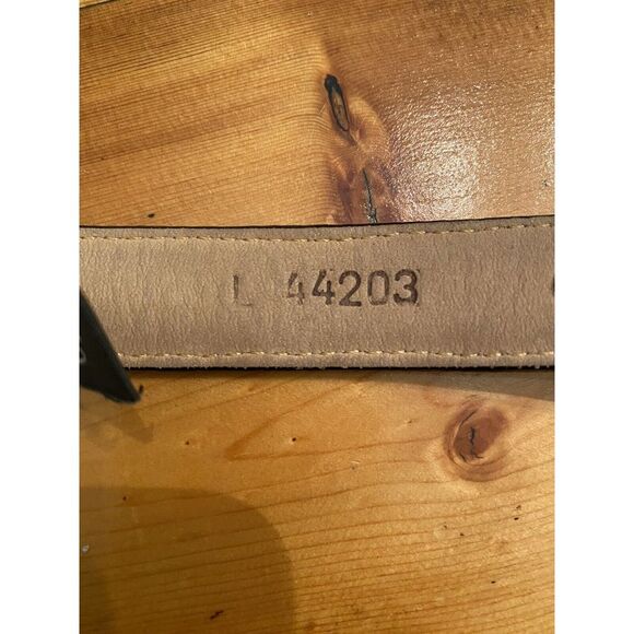 Brighton Ladies Black Reptile Belt with Decorative Links, 44203 Large Two Tone - Picture 5 of 9